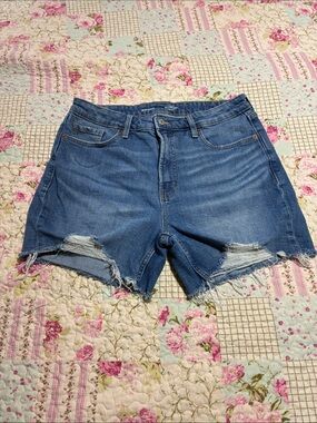 Old Navy Distressed Blue Denim Cutoff Shorts